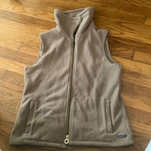 Tan Calvin Klein zip up vest